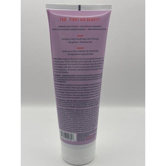 First Aid Beauty  ‎ KP Bump Eraser Body Scrub Fresh Strawberry BNWOB - Picture 5 of 8